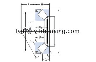 China 29413 E Spherical roller thrust bearing,65x140x45 mm,GCr15 Material supplier