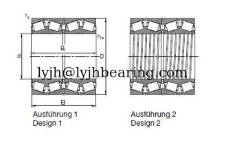China 46791DW.720.721D  four row tapered roller bearing, be equal to 802159 bearing supplier