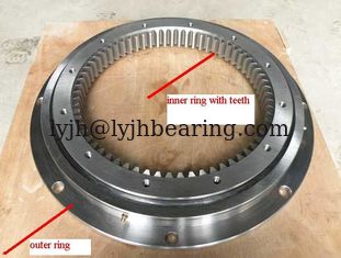 China VLI200944N four point contact ball slewing bearing with gear teeth 1048X840XD56 mm,in stock supplier