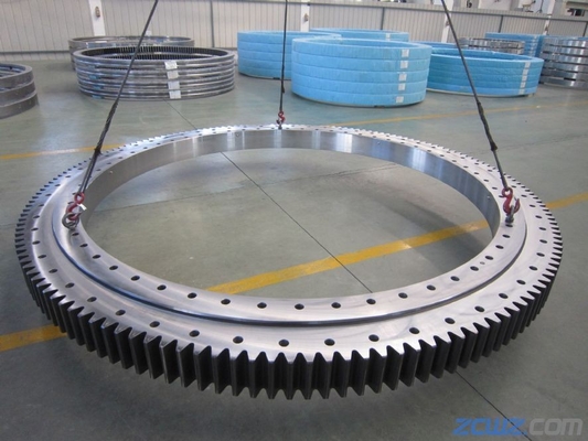 China RKS.21 0941 Single row four-point contact ball slewing bearings factory 834x1046x56mm,stocks supplier