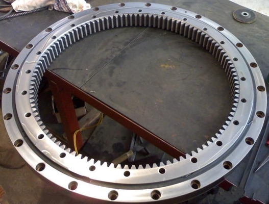 China Four point contact ball slewing bearing RKS.062.25.1534  internal gear 1402x1619x68m supplier