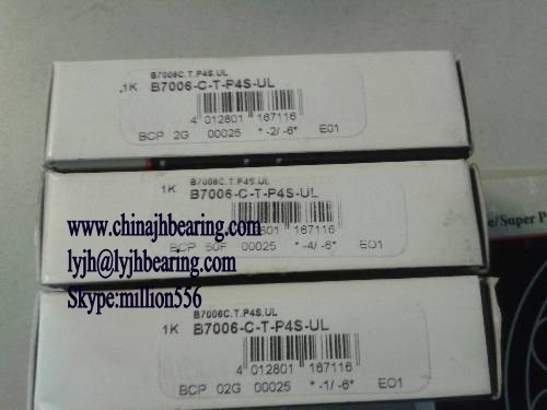 China JinHang precision B7006-C-T-P4S-UL Machine tool main spindle bearing,FAG Original supplier