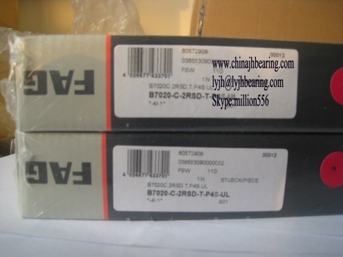 China FAG B7020-C-2RSD-T-P4S-UL spindle bearing 100x150x24mm,B7020.C.2RSD.T.P4S UL ball bearing supplier