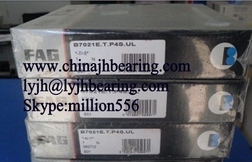 China FAG B7021-E-T-P4S-UL main spindle bearing 105x160x26mm,P4 Grade,25 degrees Contact Angle supplier