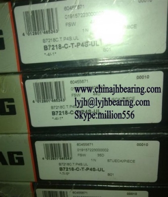 China B7218-C-T-P4S-UL main spindle bearing 90x160x30 mm,P4 Grade,15 degrees Contact Angle supplier