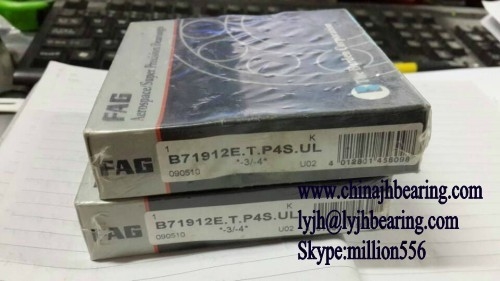 China FAG B71912-E-T-P4S-UL main spindle bearing 60x85x13mm,P4 Grade, 719 light series,stock supplier