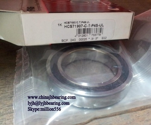 China FAG HCS71907-C-T-P4S-UL angular contact ball bearing 35x55x10 mm,ceramic ball and seal supplier