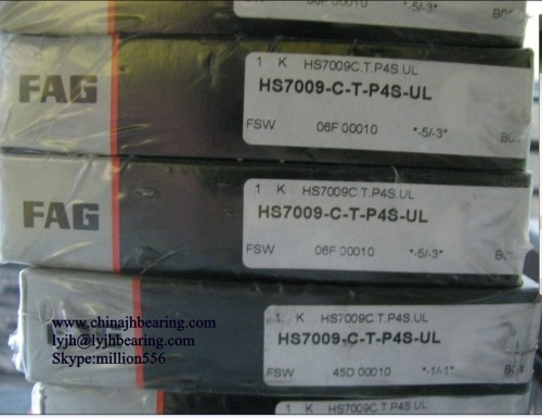 China HS7009-C-T-P4S-UL angular contact ball bearing 45x75x16 mm,HS7009CTP4SUL spindle bearing supplier