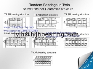 China Rubber Extrusion Machine Use Tandem Roller Bearing F-86698.T4AR supplier