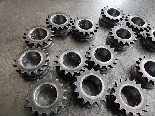 Steel Sprocket  86x46x35mm With External Teeth 16PCS Quench Teeth Long Lifetime supplier