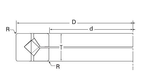 XR496051 crossed roller thrust bearing for vertical axis machine 203.2*279.4*31.75mm supplier