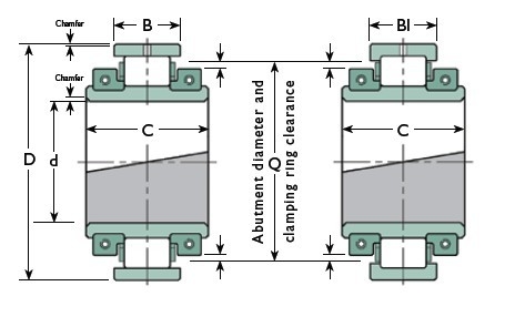 01EB90M, 01EB90Mbearing, 01EB90M split roller bearing supplier