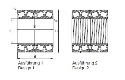 TQO Type M231649DW.610.610D four row tapered roller bearing, 152.4x222.25x174.625 mm supplier