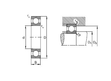FAG 619/500MB.C3,619/500MA,619/500 Ball bearing China supplier,500x670x78mm supplier