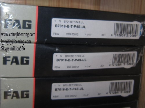 FAG  B7016-E-T-P4S-UL Machine tool main spindle bearing,80x125x22mm,P4 Grade,stock supplier