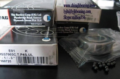 FAG HSS7003-C-T-P4S-UL machine tool spindle bearing17x35x10mm,70 Medium series supplier