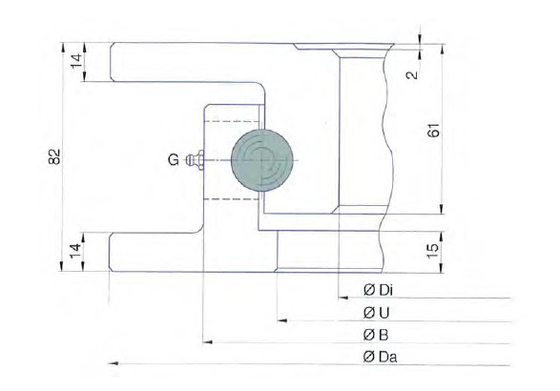 do you know I.800.22.00.A/SD-T slewing bearing dimension 805x636x82 mm supplier