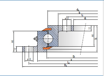 90-20 0311/0-07002 slewing bearing supplier,418x204x56 mm supplier