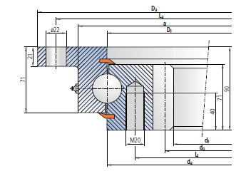 supply 92-32 1055/1-06225 slewing bearing with internal gear,912x1200x90mm supplier