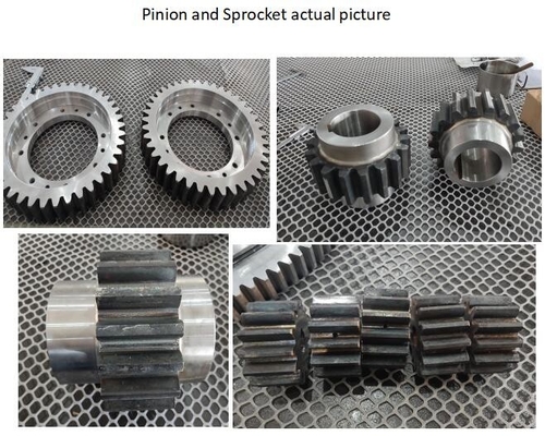 Stainless Steel Pinion Teeth 96**25*50mm For Food Processing Equipment supplier