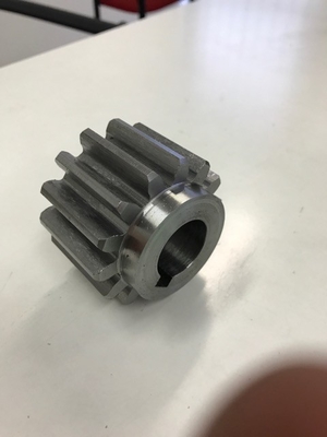 Pinion  gear 64x25x50mm ,matched with slewing bearing with gear，42CrMo material,in stock supplier