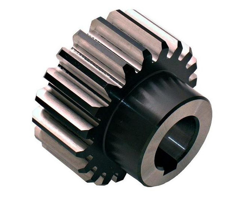 Pinion  gear 64x25x50mm ,matched with slewing bearing with gear，42CrMo material,in stock supplier