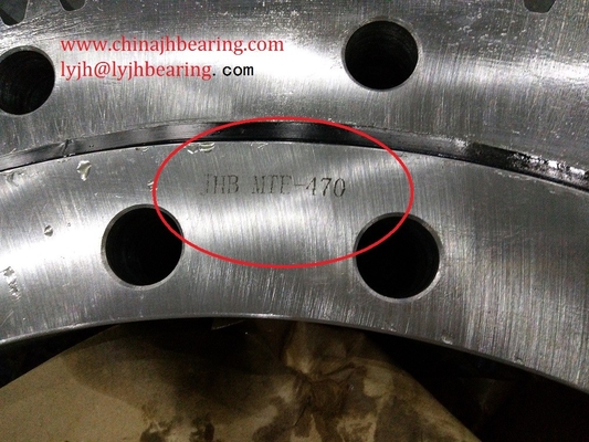 MTE-470  ball slewing bearing with external teeth 26.9x18.5x2.375 inch size supplier