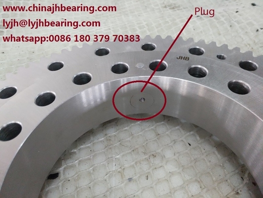 011.20.250  Belong to four point contact ball slewing bearing with external teeth,offer assembly drawing supplier