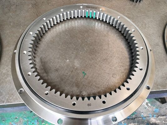 Four point contact ball slewing bearing RK6-22N1Z with external flange 648X447X56mm supplier