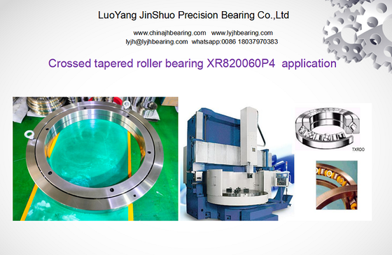 Crossed roller bearing XR820060 with size 760X580X80mm for CNC rotary table supplier