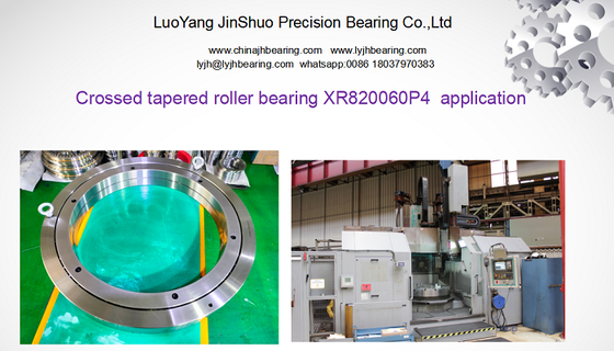 Crossed roller bearing XR820060 with size 760X580X80mm for CNC rotary table supplier
