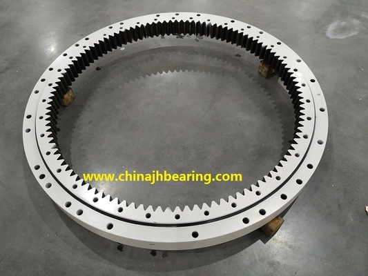 142DBS101Y four point contact ball Slewing bearing 1750x1424x120mm with internal gear supplier