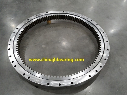 142DBS101Y four point contact ball Slewing bearing 1750x1424x120mm with internal gear supplier