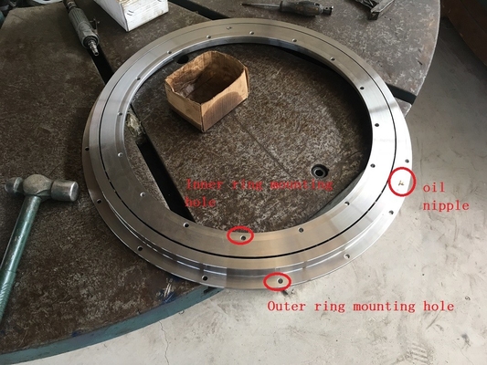 Turntable bearing 232.20.0600.503 with size 948x734x56 mm used for heavy machine supplier